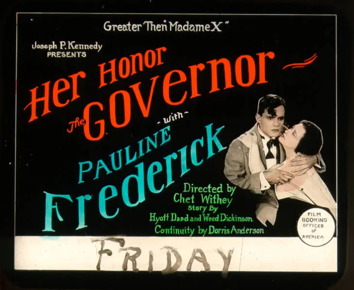 Her Honor, the Governor scene