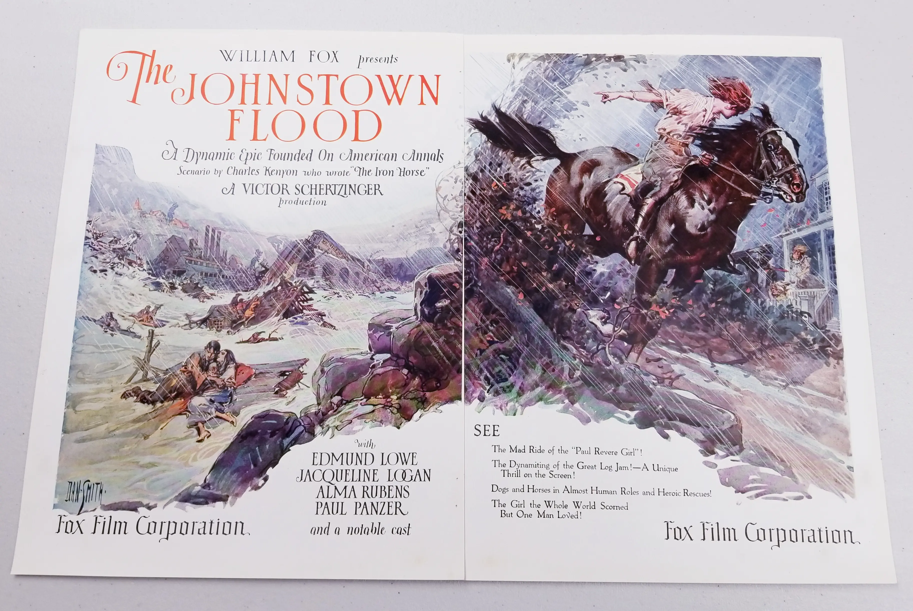 The Johnstown Flood scene