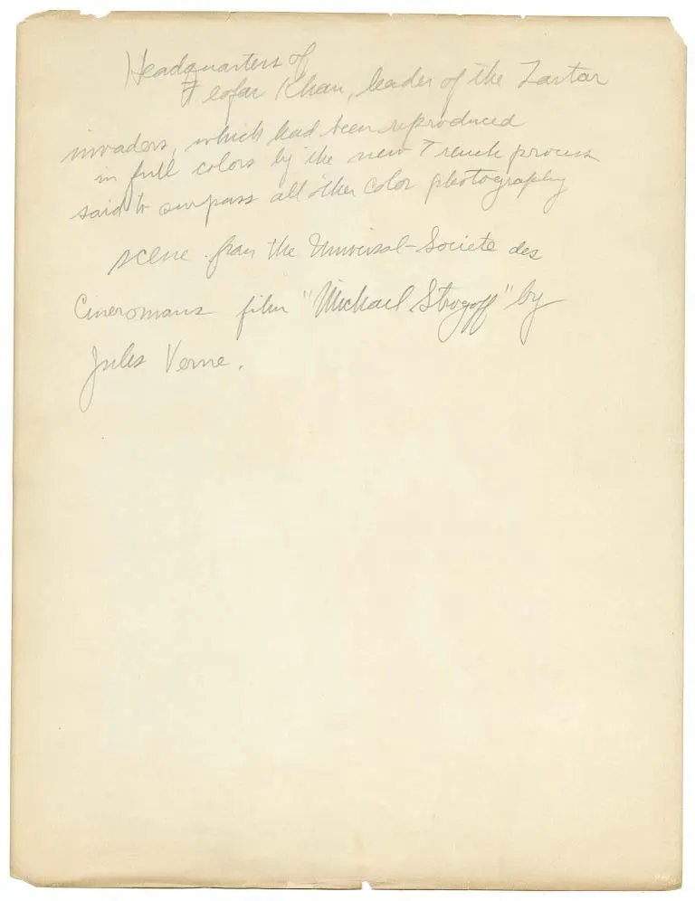 Michel Strogoff scene