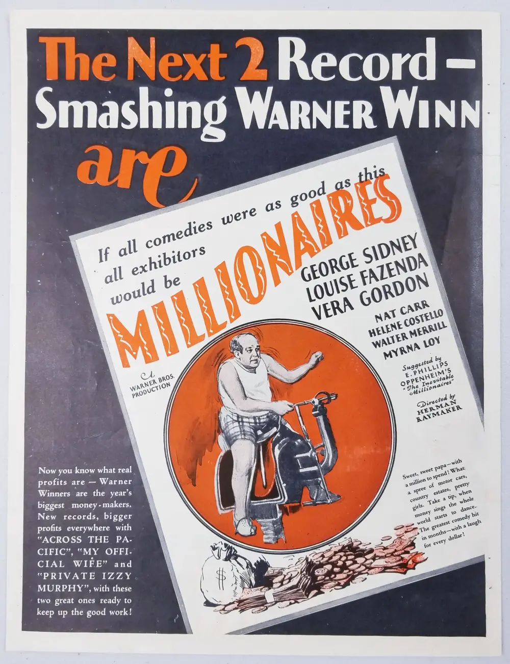Millionaires scene