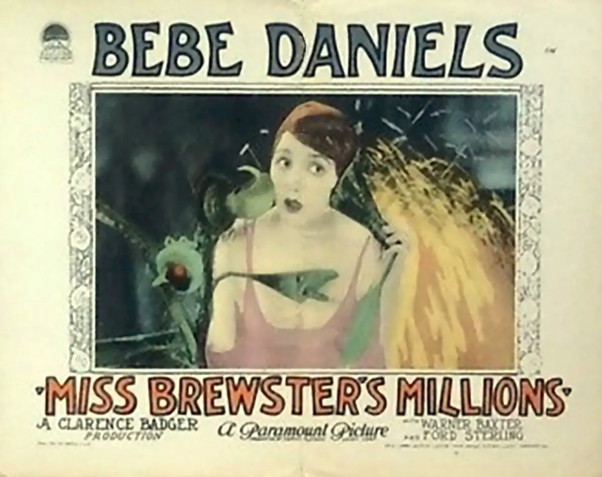 Miss Brewster's Millions scene