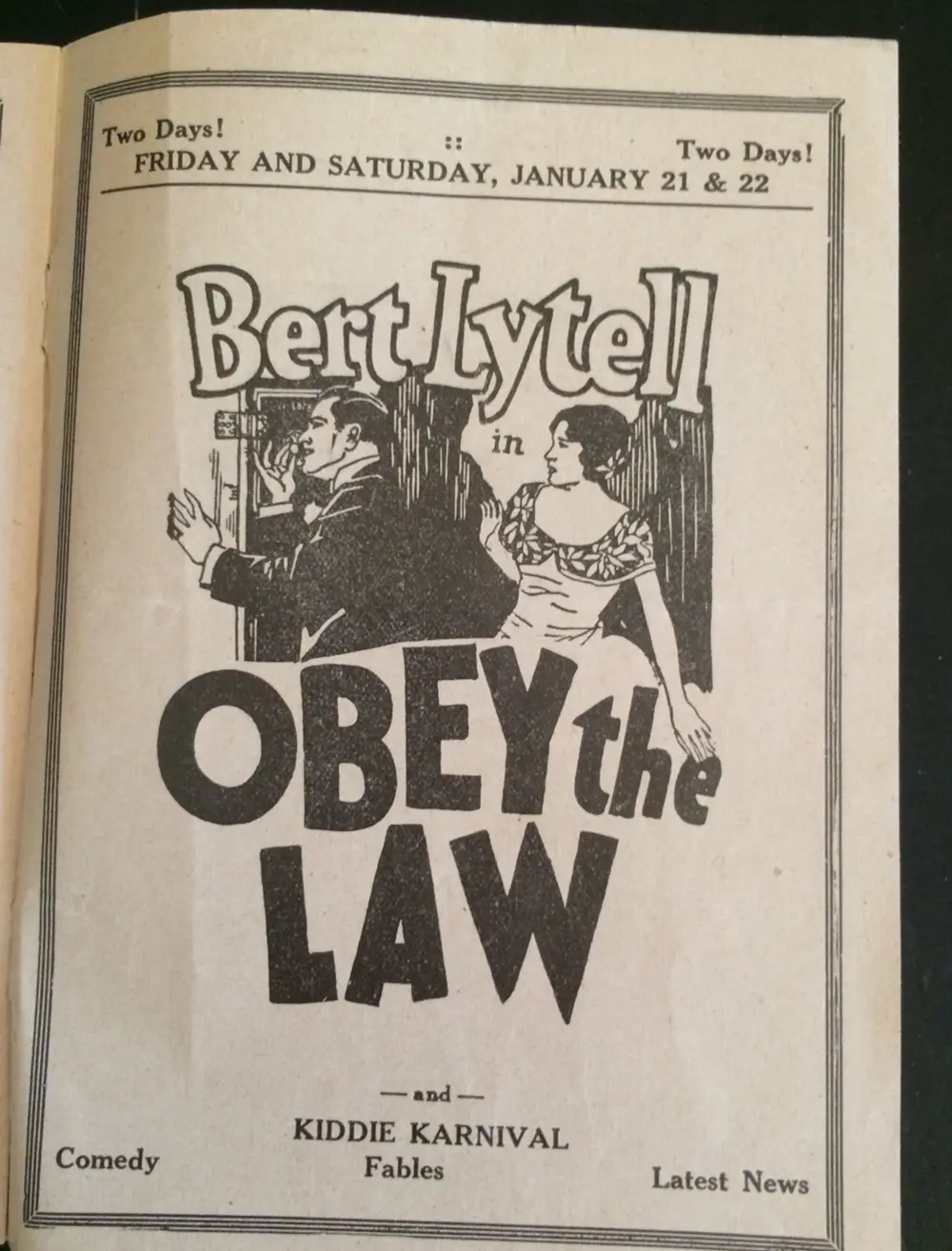 Obey the Law scene
