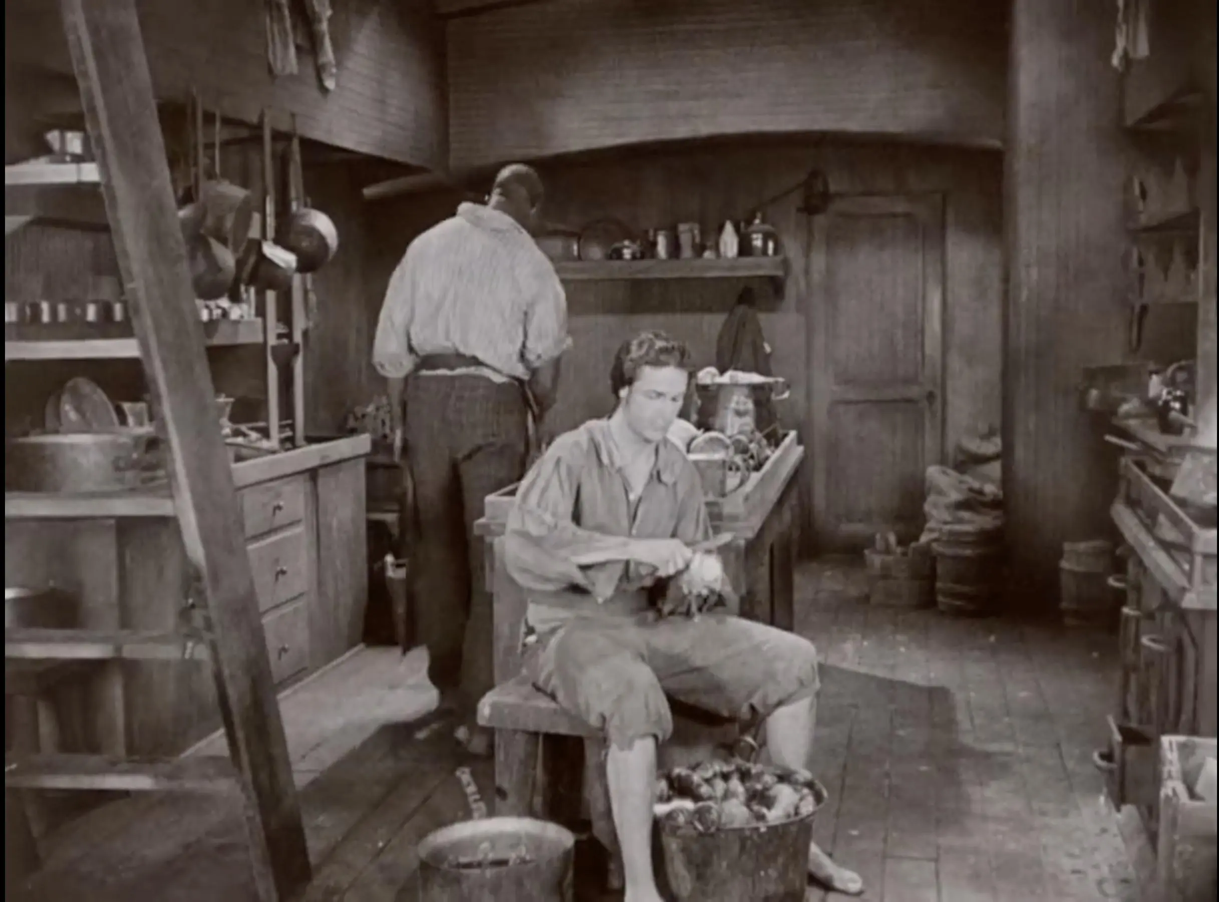 Old Ironsides scene