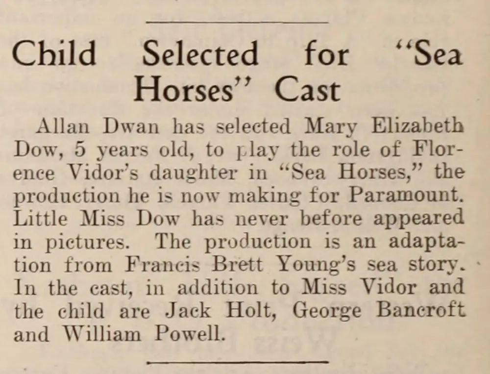 Sea Horses scene