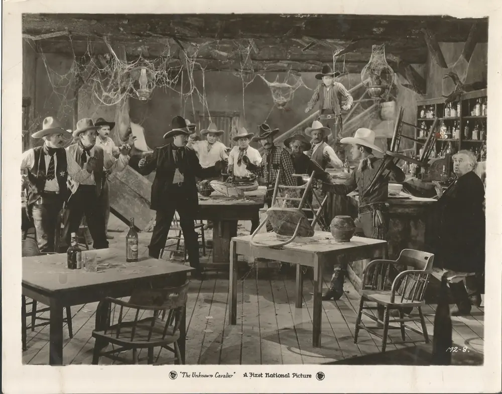 The Unknown Cavalier scene