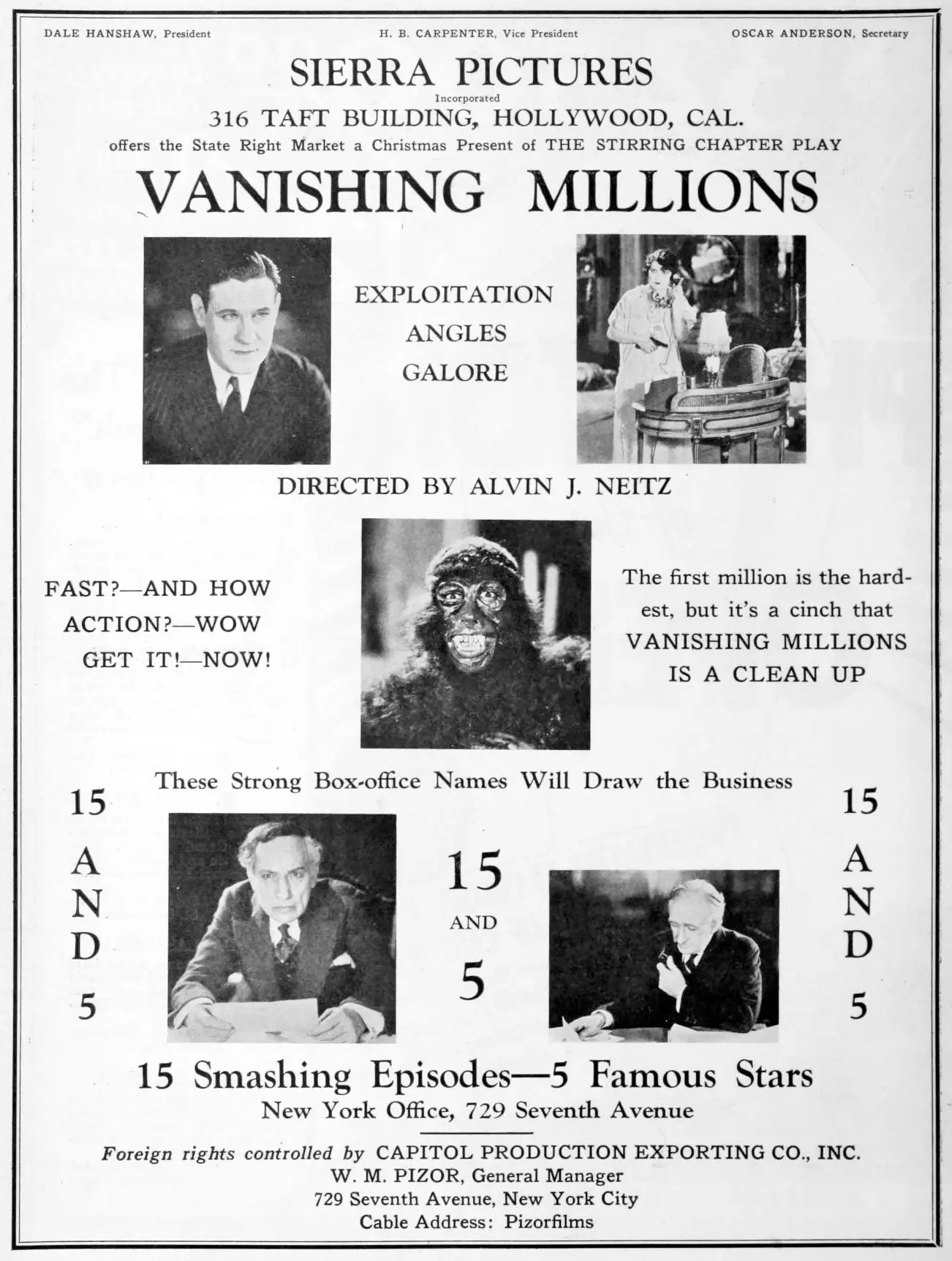 Vanishing Millions scene