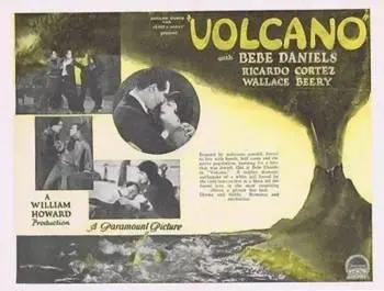 Volcano scene