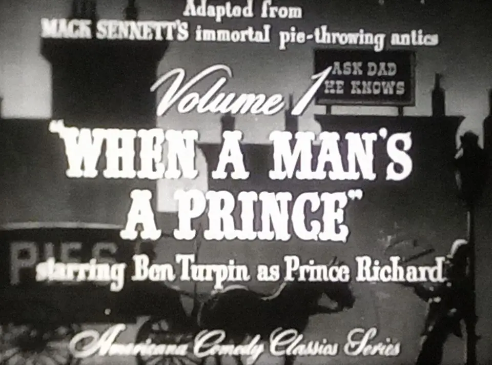 When a Man's a Prince scene