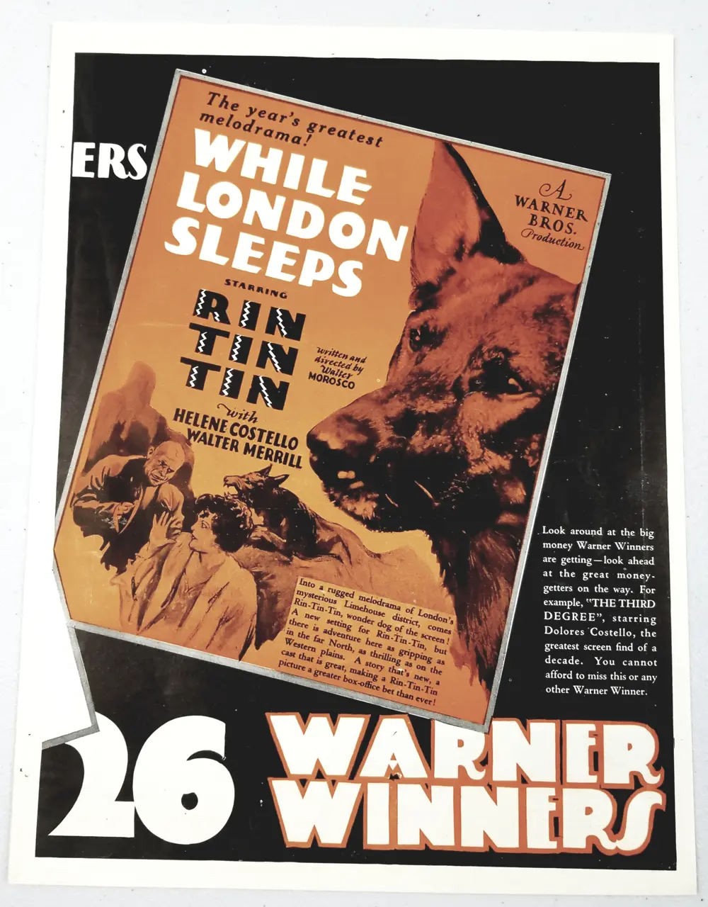 While London Sleeps scene