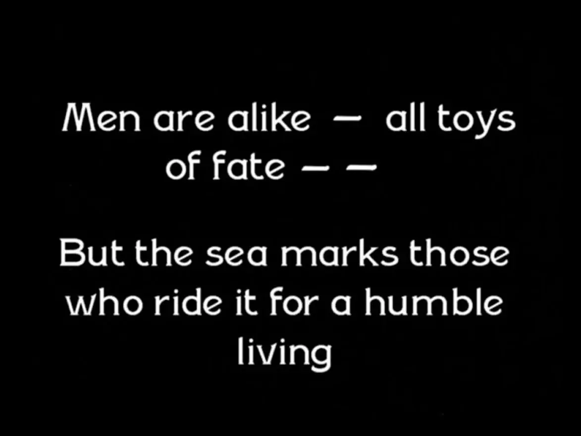 A Woman of the Sea scene