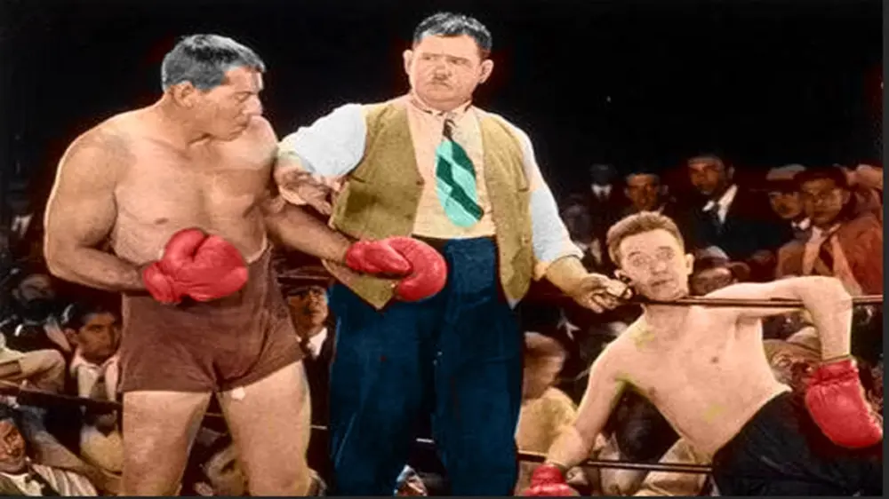 The Battle of the Century scene