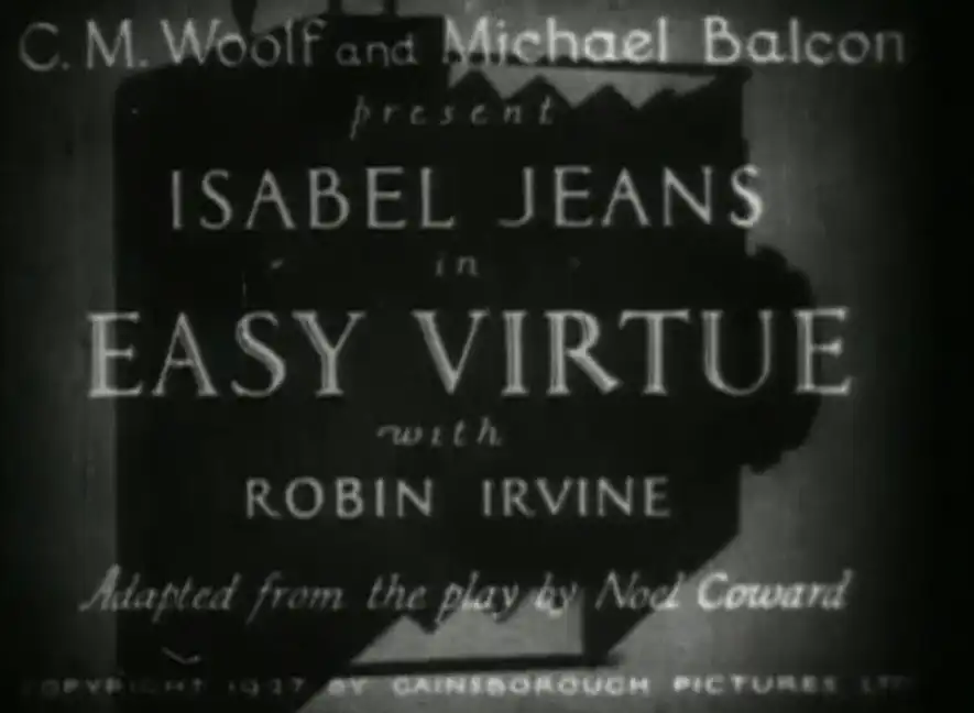 Easy Virtue scene