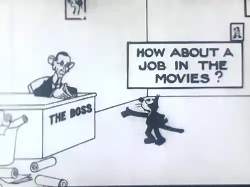 Felix in Hollywood scene