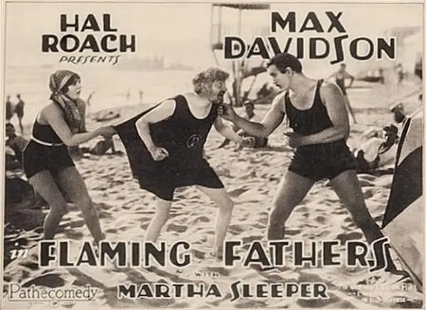 Flaming Fathers scene