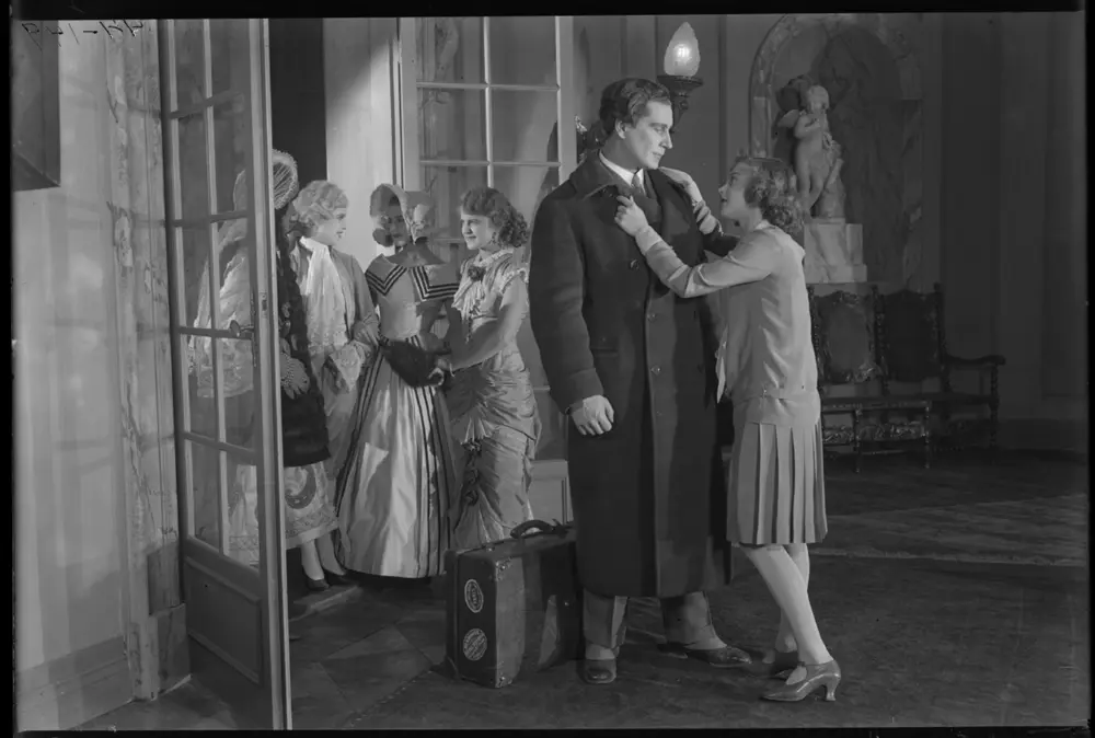 Hans engelska fru scene
