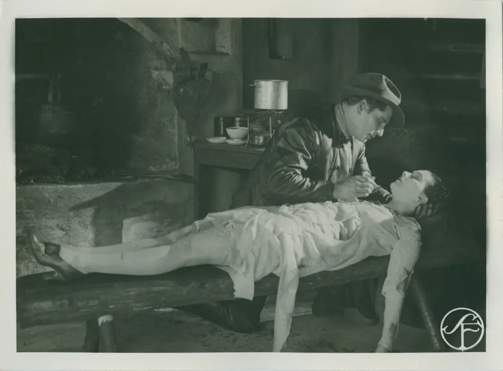 Hans engelska fru scene