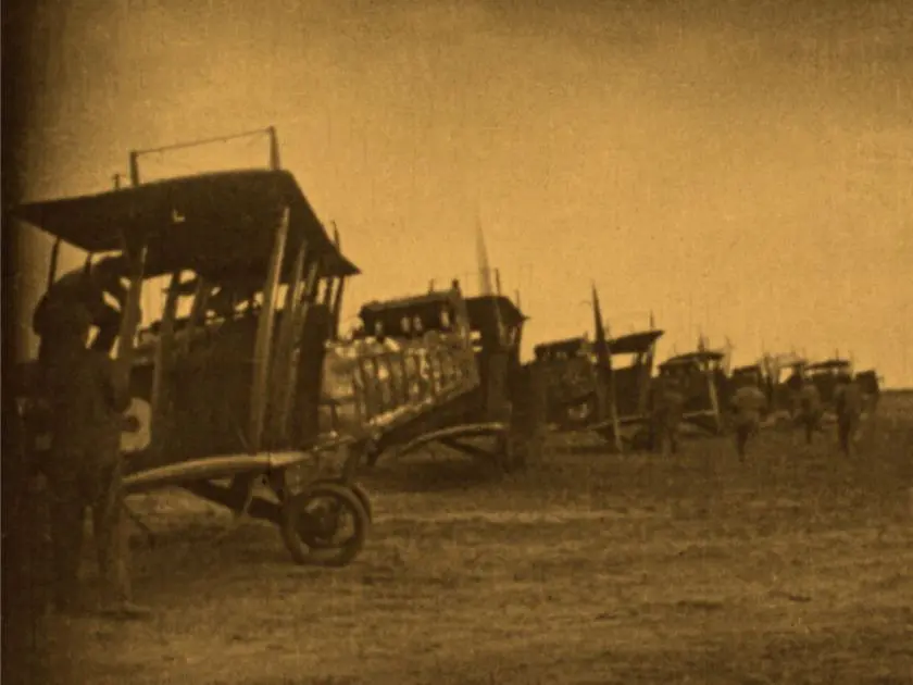 The Lone Eagle scene
