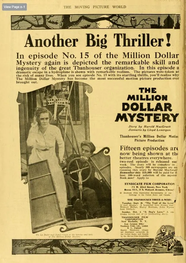 Million Dollar Mystery scene