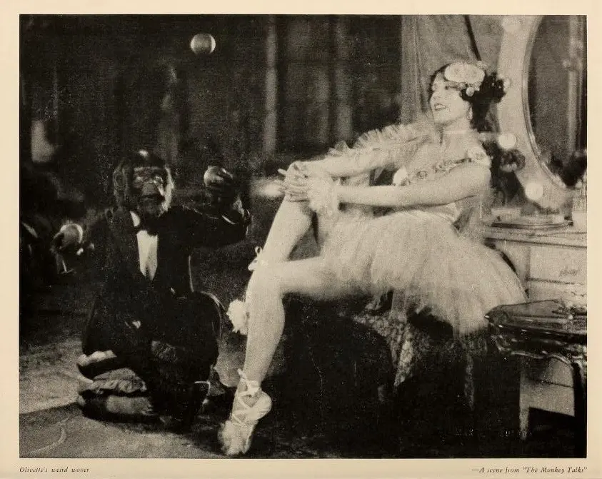 The Monkey Talks scene