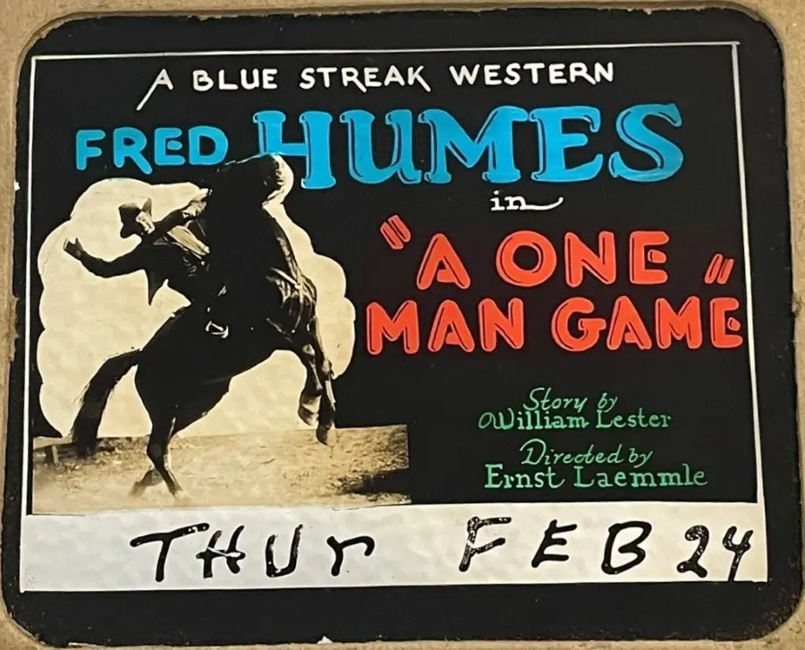 A One Man Game