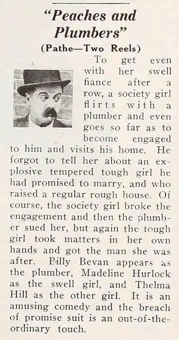 Peaches and Plumbers