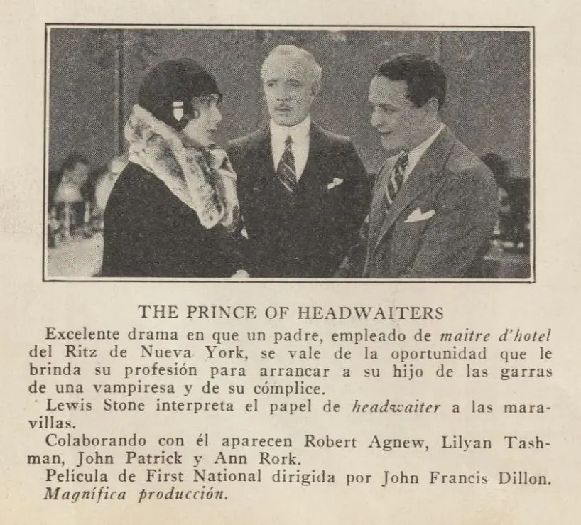 The Prince of Headwaiters photo
