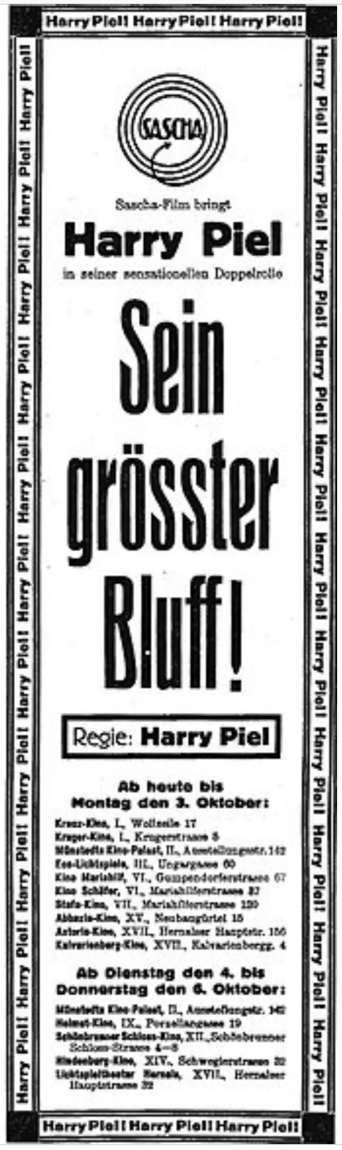 Sein größter Bluff photo