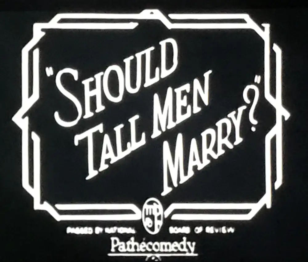 Should Tall Men Marry? photo