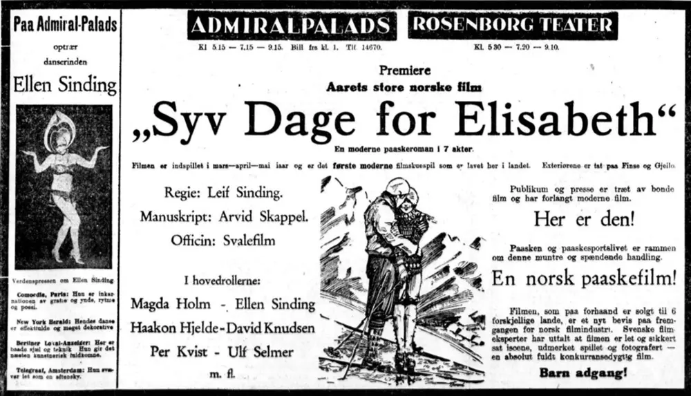 Syv dager for Elisabeth scene