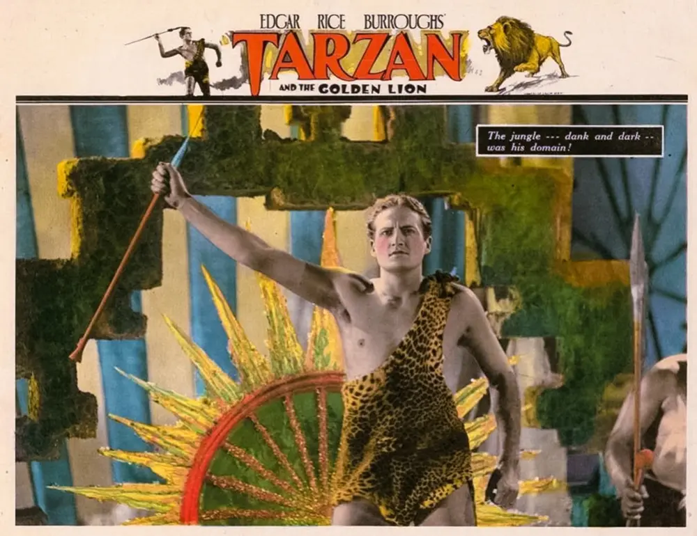 Tarzan and the Golden Lion scene
