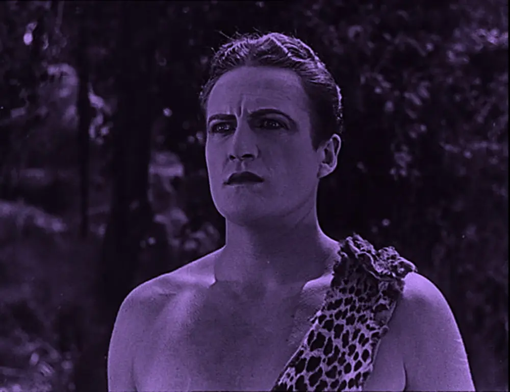 Tarzan and the Golden Lion scene