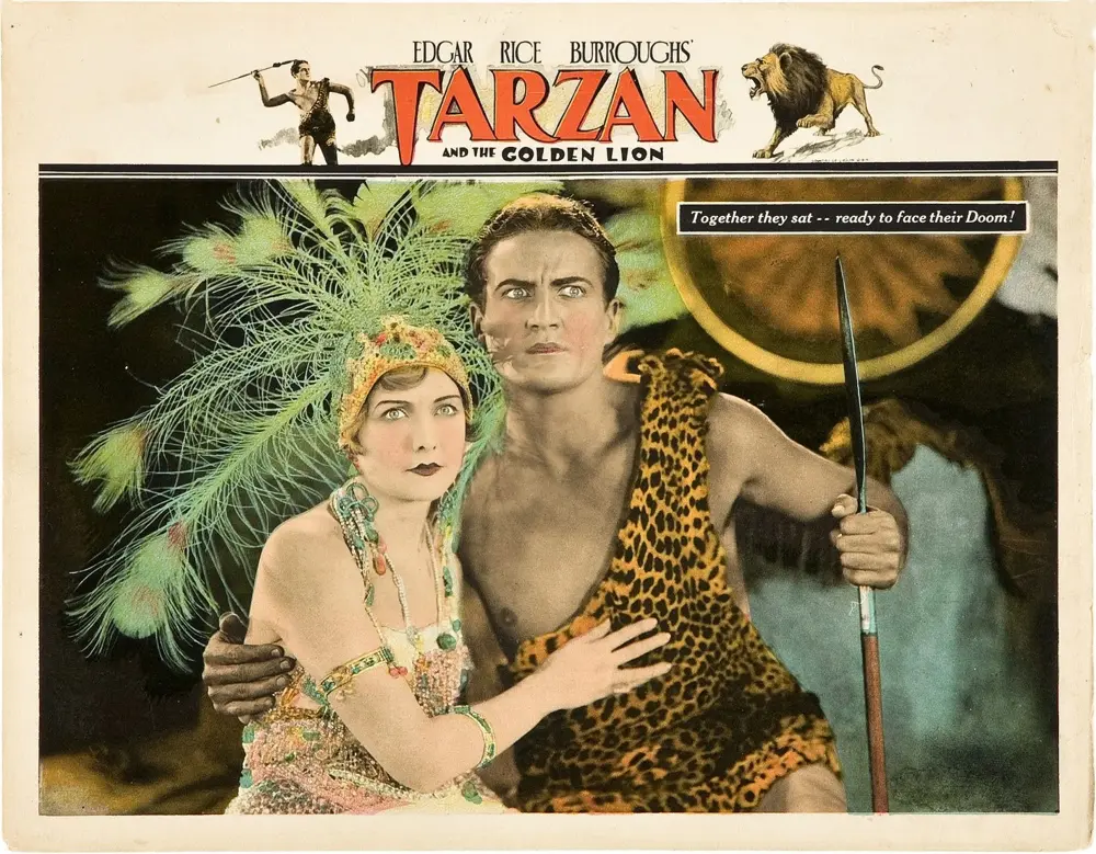 Tarzan and the Golden Lion scene