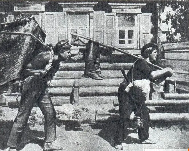 Dva druga, model i podruga scene
