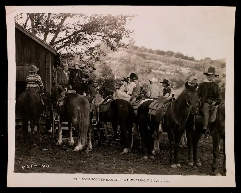 The Four-Footed Ranger scene
