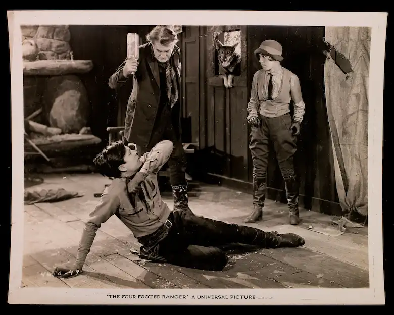 The Four-Footed Ranger scene