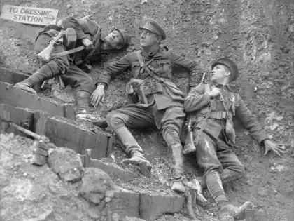 Guns of Loos scene