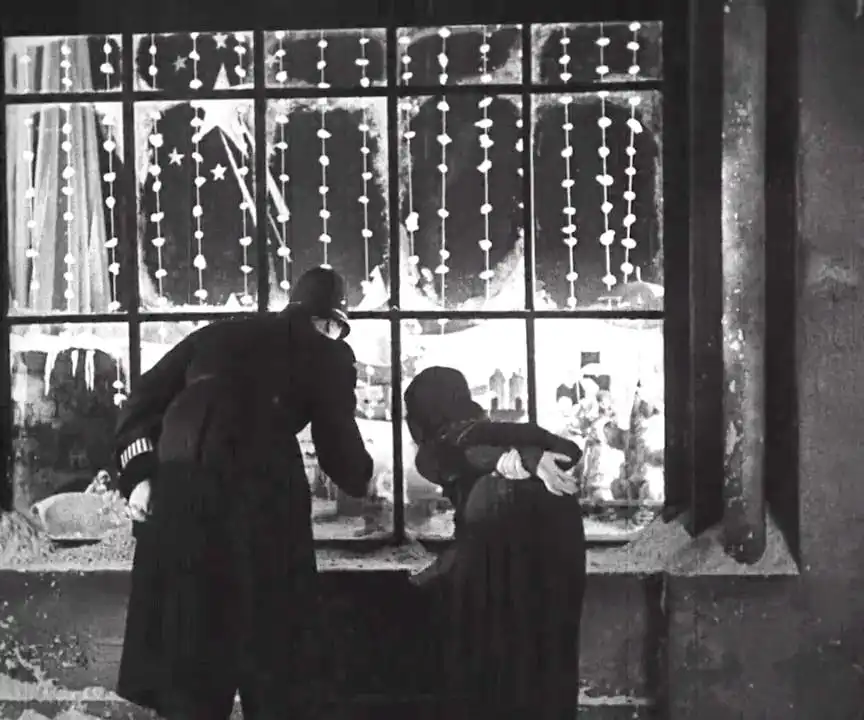 The Little Match Girl scene