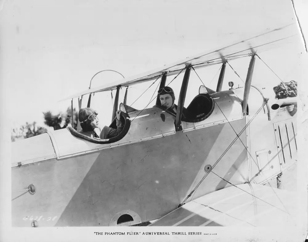 The Phantom Flyer scene