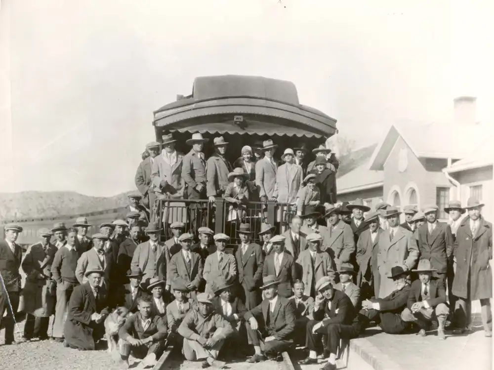 The Vanishing Pioneer scene