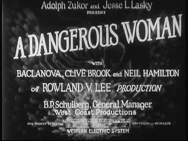 A Dangerous Woman