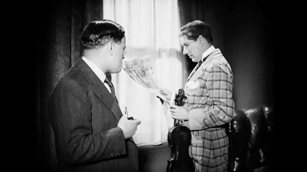 The Hound of the Baskervilles scene