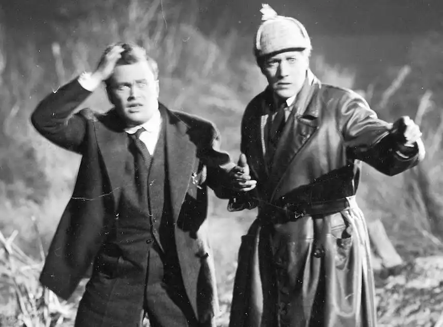 The Hound of the Baskervilles scene