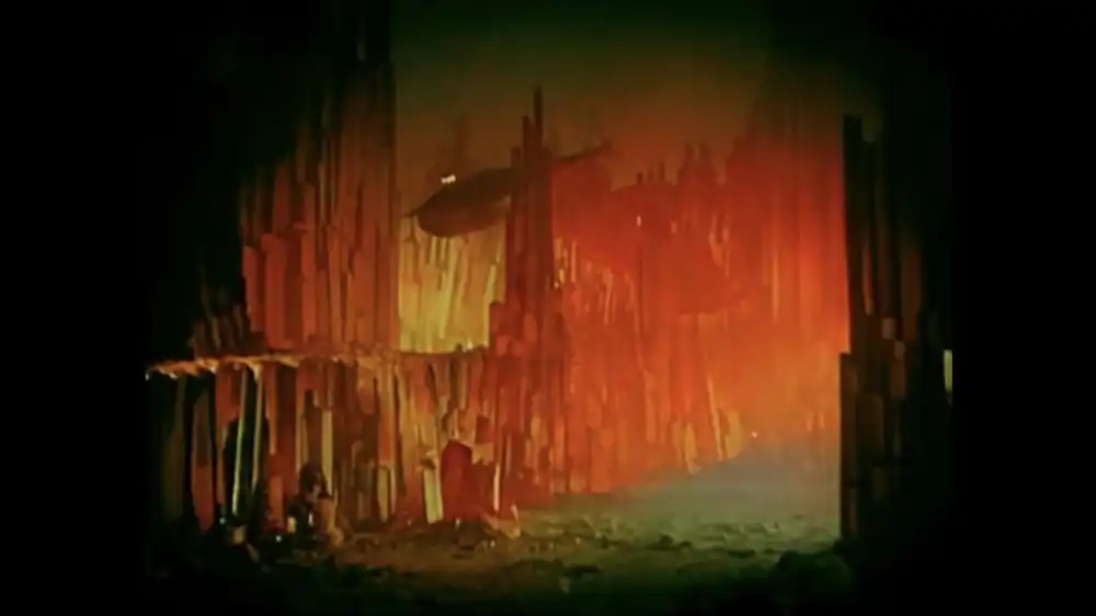 The Mysterious Island scene
