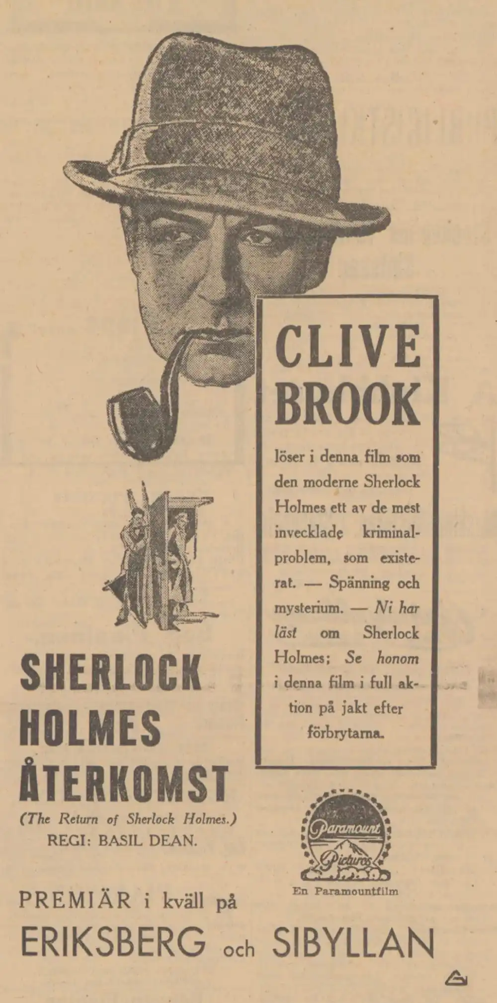 The Return of Sherlock Holmes photo