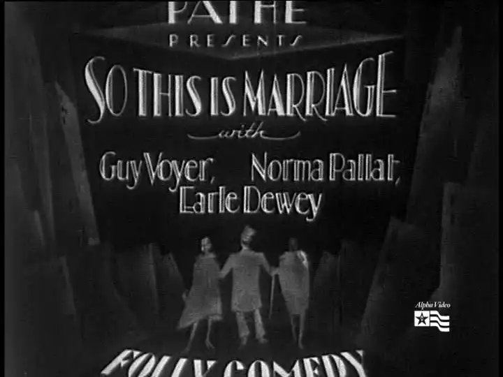 So This Is Marriage scene