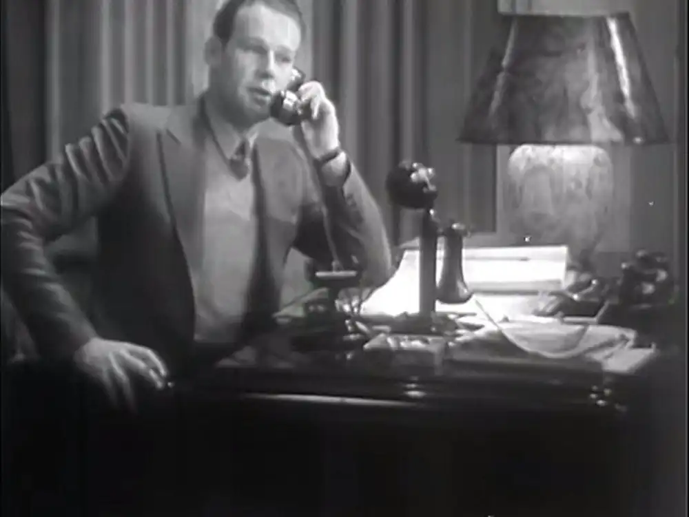 The Studio Murder Mystery scene