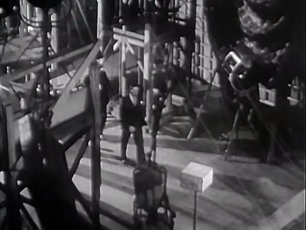 The Studio Murder Mystery scene