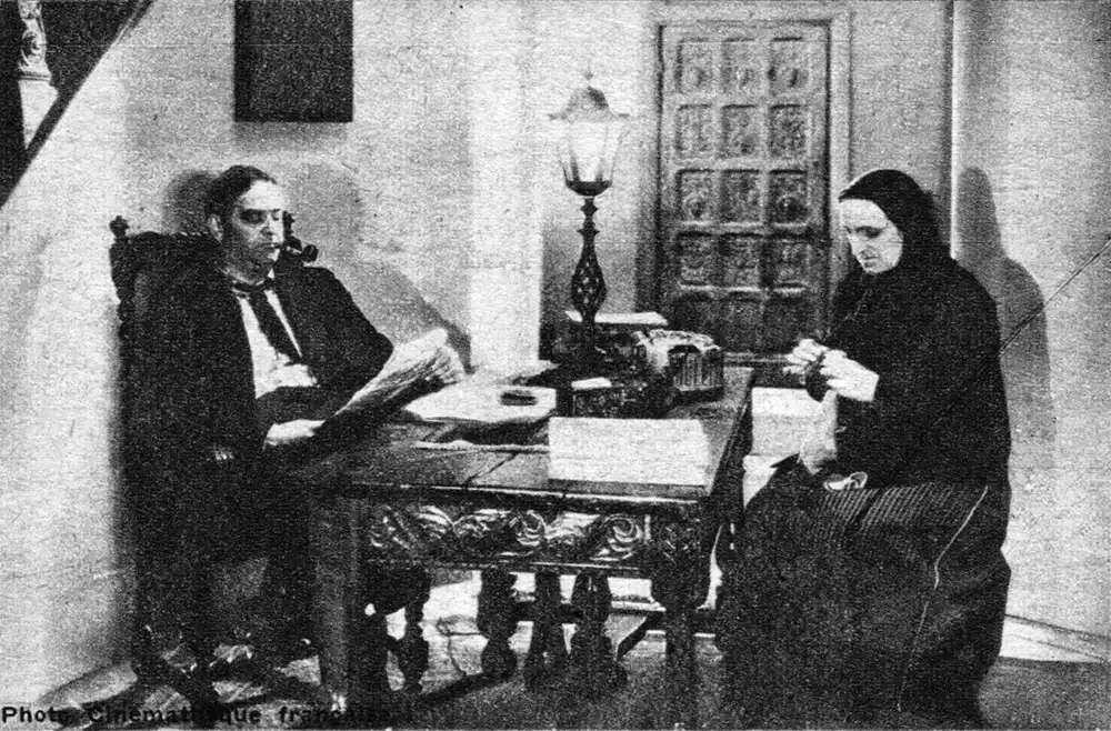 Les trois masques scene