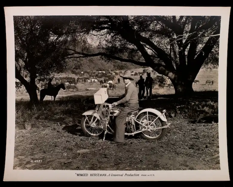The Winged Horseman scene