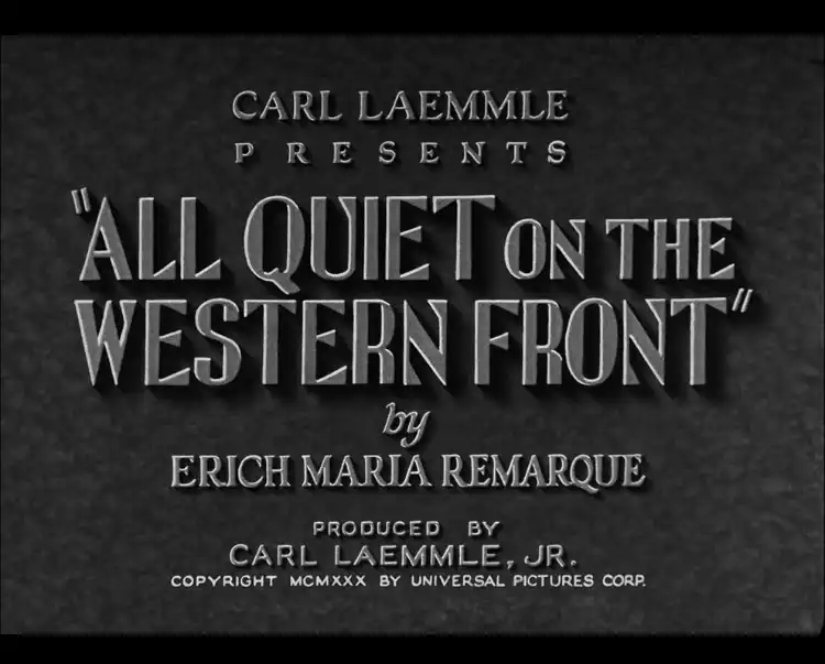 All Quiet on the Western Front scene